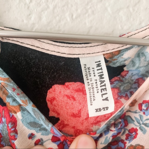 Free People It’s a Cinch Floral Printed Slip, XS - Picture 5 of 6